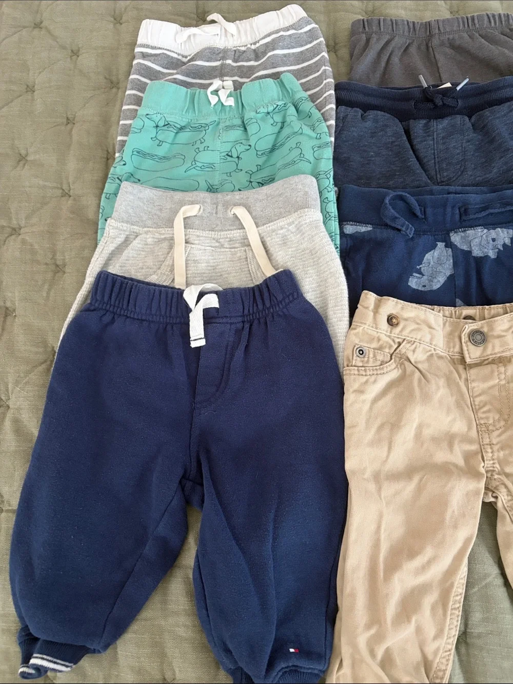 Baby Pants Bundle - 12 pairs - 6-9 months